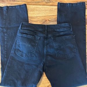 Womens black bootcut wranglers